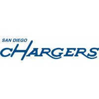 San Diego Chargers Script Logo  Light Iron-on Stickers (Heat Transfers)