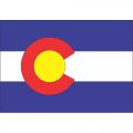 Colorado State Flag Light Iron On Stickers (Heat Transfers)