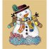 Personalized Christmas Snowman light-colored fabric iron on transfers 2