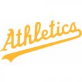 Oakland Athletics Script Logo  Light Iron-on Stickers (Heat Transfers)