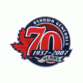 2007 08-2008 09 Oshawa Generals Anniversary Logo Light Iron-on Stickers (Heat Transfers) Light Iron-on Stickers (Heat Transfers)