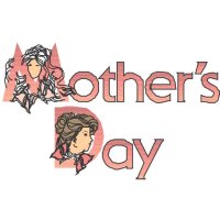 Happy Mother's Day Light Iron On Stickers (Heat Transfers) version 2