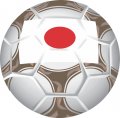 Japan Soccer Light Iron-on Stickers (Heat Transfers)