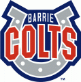 1995 96-Pres Barrie Colts Secondary Logo Light Iron-on Stickers (Heat Transfers)