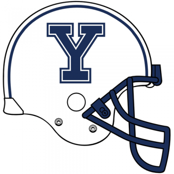 0-Pres Yale Bulldogs Helmet Logo Light Iron-on Stickers (Heat Transfers)