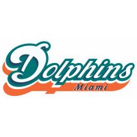 Miami Dolphins Script Logo  Light Iron-on Stickers (Heat Transfers) version 2