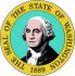 Washington Seal Light Iron On Stickers (Heat Transfers)