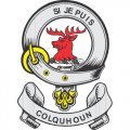 Colquhoun Clan Badge Light Iron On Stickers (Heat Transfers)