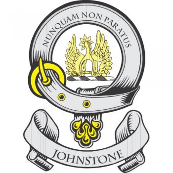 Johnstone Clan Badge Light Iron On Stickers (Heat Transfers)