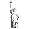 Statue of Liberty Light Iron On Stickers (Heat Transfers) version 1