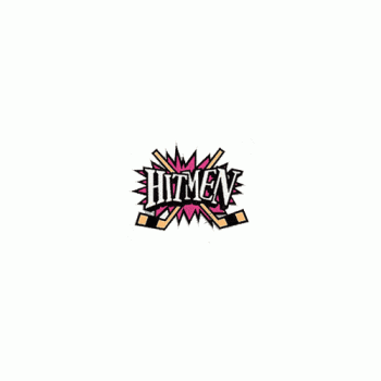 1995 96 Calgary Hitmen Primary Logo Light Iron-on Stickers (Heat Transfers)