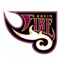 Rhein Fire Primary Logos  Light Iron-on Stickers (Heat Transfers)