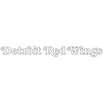 Detroit Red Wings Script Logo  Light Iron-on Stickers (Heat Transfers) version 2