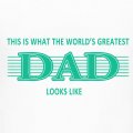 Father's Day T-shirts Light Iron On Stickers (Heat Transfers) 1