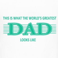 Father's Day T-shirts Light Iron On Stickers (Heat Transfers) 1