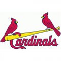 St. Louis Cardinals Script Logo  Light Iron-on Stickers (Heat Transfers) version 1