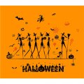 Halloween party shirt light-colored apparel iron on stickers