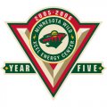 Minnesota Wild Anniversary Logo  Light Iron-on Stickers (Heat Transfers)