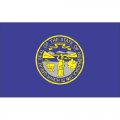 Nebraska State Flag Light Iron On Stickers (Heat Transfers)