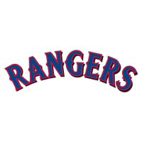 Texas Rangers Script Logo  Light Iron-on Stickers (Heat Transfers) version 2