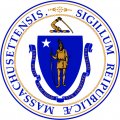 Massachusetts Seal Light Iron On Stickers (Heat Transfers)