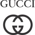 Gucci logo Light Iron On Stickers (Heat Transfers)