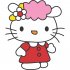 Hello Kitty Light Iron On Stickers (Heat Transfers) version 13