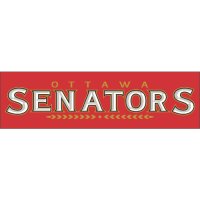 Ottawa Senators Script Logo  Light Iron-on Stickers (Heat Transfers) version 1