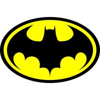 Batman Light Iron On Stickers (Heat Transfers) version 5