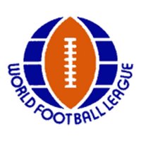 World Football League Primary Logos  Light Iron-on Stickers (Heat Transfers)