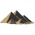 Pyramids Light Iron On Stickers (Heat Transfers) version 2