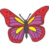 Butterfly Light Iron On Stickers (Heat Transfers) version 2