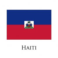 HAITI Flags light iron ons