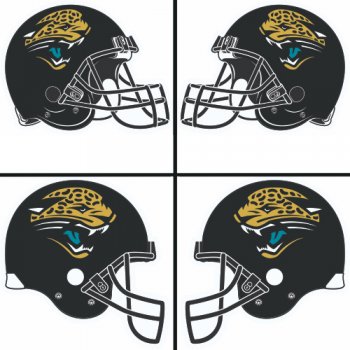 Jacksonville Jaguars Helmet Logo  Light Iron-on Stickers (Heat Transfers)