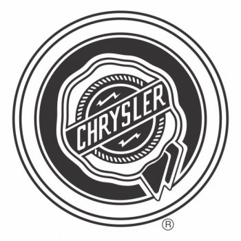 Chrysler logo Light Iron On Stickers (Heat Transfers) version 2