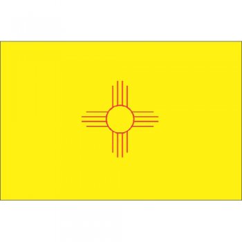 New Mexico State Flag Light Iron On Stickers (Heat Transfers)