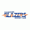 1984 85-1986 87 Kamloops Blazers Primary Logo Light Iron-on Stickers (Heat Transfers)