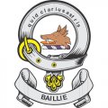 Baillie Clan Badge Light Iron On Stickers (Heat Transfers)