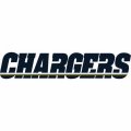 San Diego Chargers Script Logo  Light Iron-on Stickers (Heat Transfers)