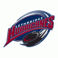 2004 05-2008 09 Lethbridge Hurricanes Primary Logo Light Iron-on Stickers (Heat Transfers)