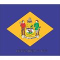 Delaware State Flag Light Iron On Stickers (Heat Transfers)