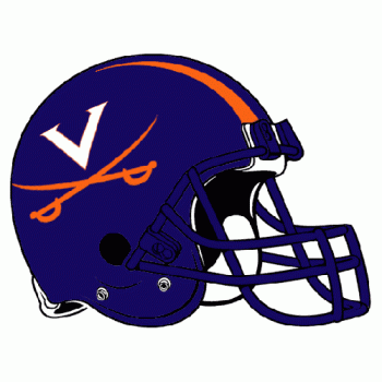 2001-Pres Virginia Cavaliers Helmet Logo Light Iron-on Stickers (Heat Transfers)