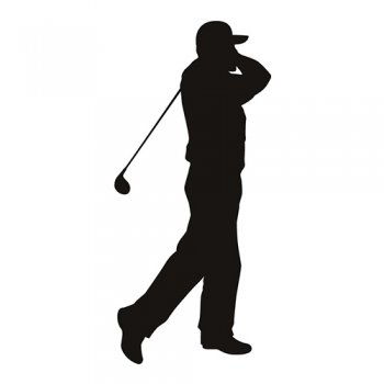 Golf Portrait Forward Swing