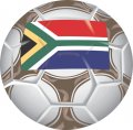 South Africa Soccer Light Iron-on Stickers (Heat Transfers)