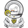 Lockhart Clan Badge Light Iron On Stickers (Heat Transfers)