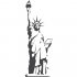 Statue of Liberty Light Iron On Stickers (Heat Transfers) version 5