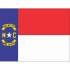 North Carolina State Flag Light Iron On Stickers (Heat Transfers)