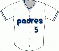 Tucson Padres Home uniform(2011-2012)Light Iron-on Stickers (Heat Transfers) 01