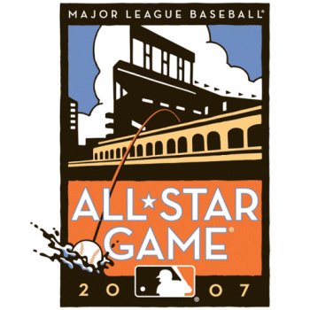 MLB All-Star Game Primary Logo  Light Iron-on Stickers (Heat Transfers)