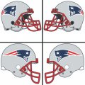 New England Patriots Helmet Logo  Light Iron-on Stickers (Heat Transfers)